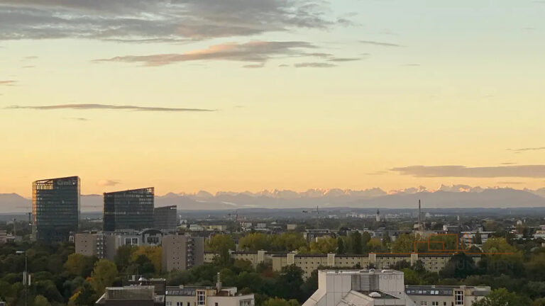 Alpenblick vom Südbalkon