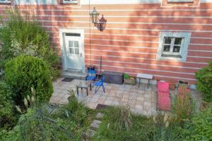Terrasse aus der Luft