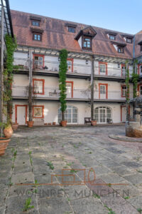 Blick auf Wohnung vom Innenhof