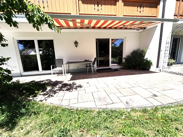 Blick auf die Terrasse